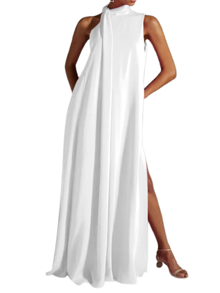 Sleeveless Split-Side Maxi Dress