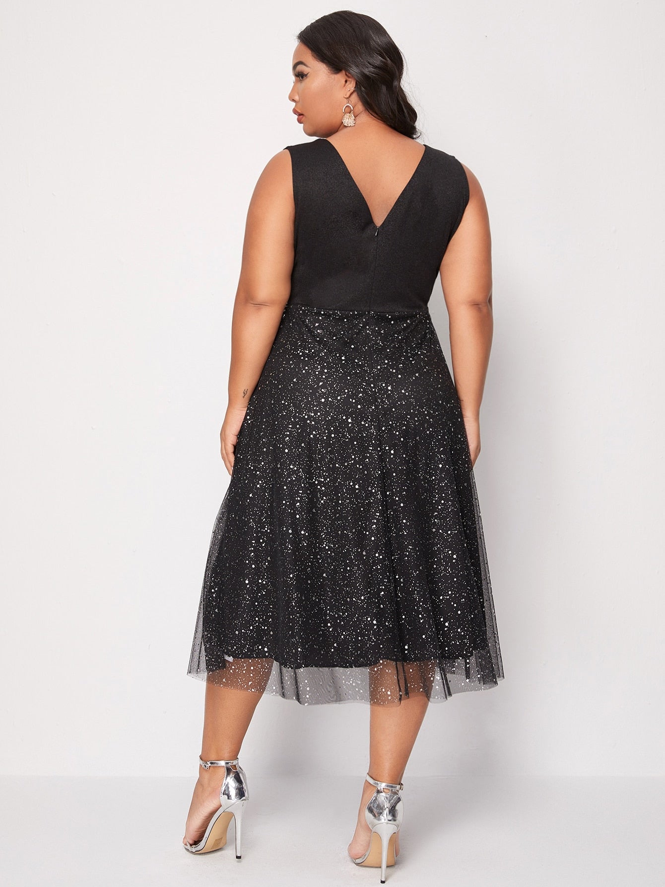 Sequin Evening Cocktail Dress