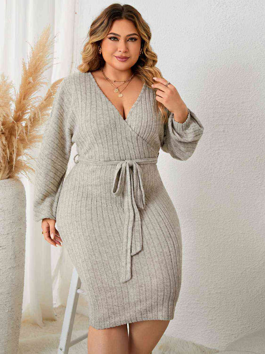 Tie Waist Wrap Dress