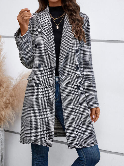 Laper Collar Buttoned Coat