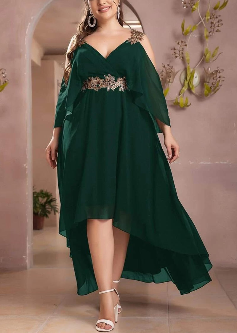 Elegant Evening Chiffon Dress