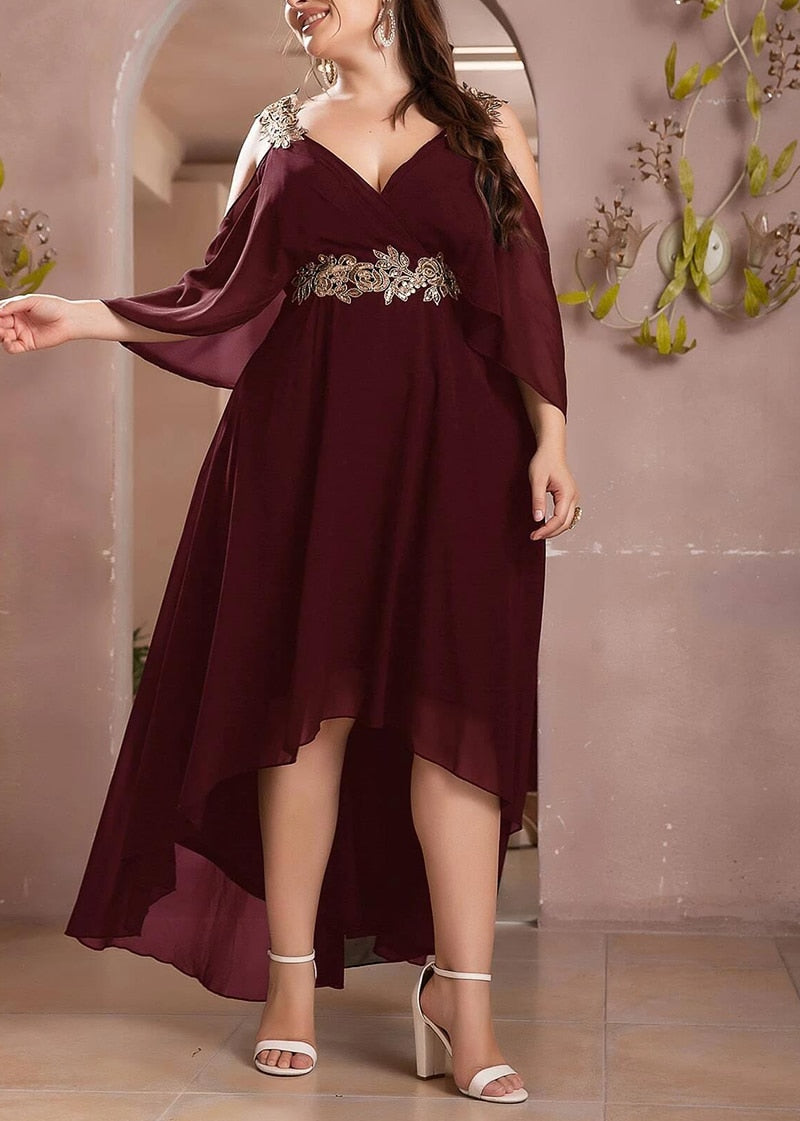 Elegant Evening Chiffon Dress