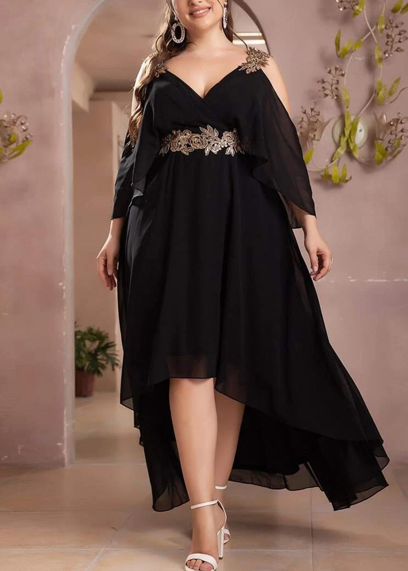 Elegant Evening Chiffon Dress