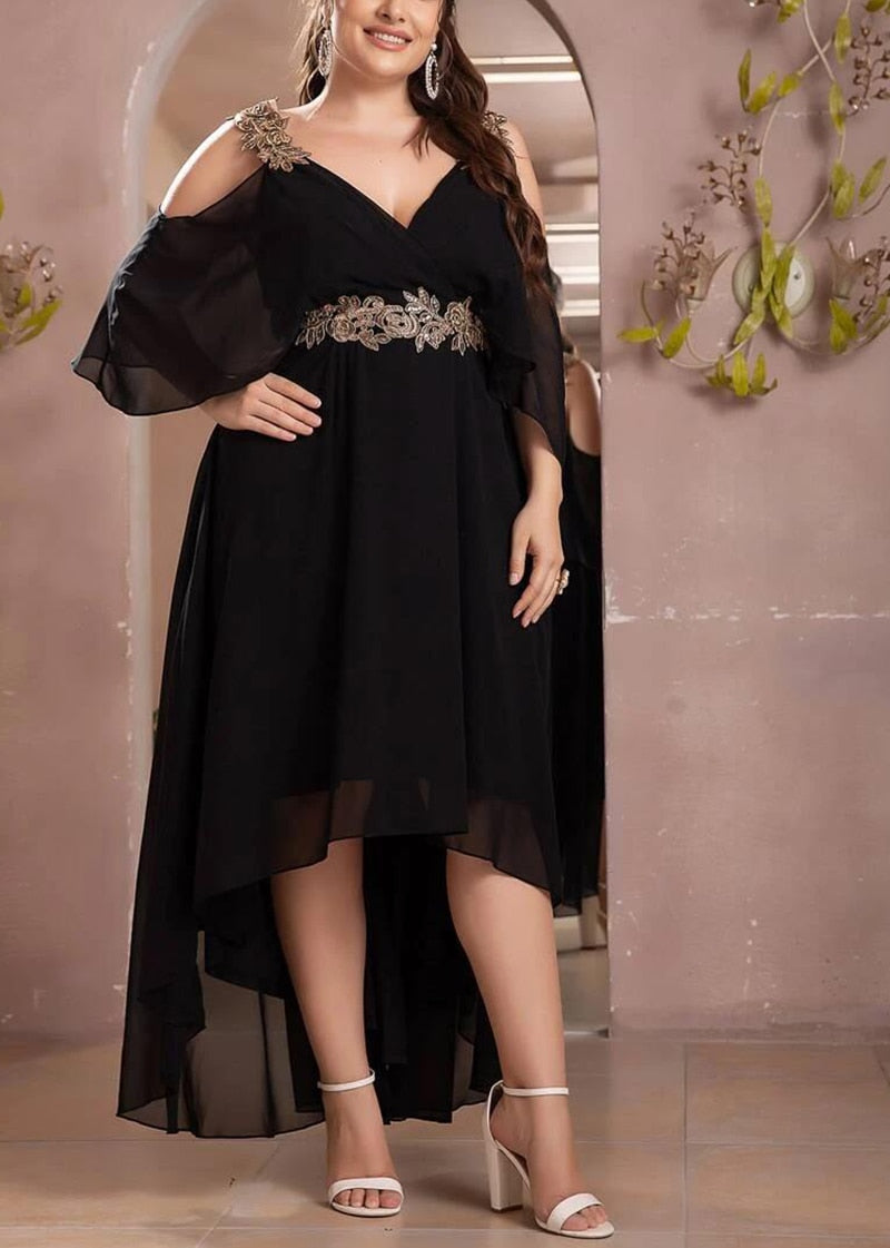 Elegant Evening Chiffon Dress