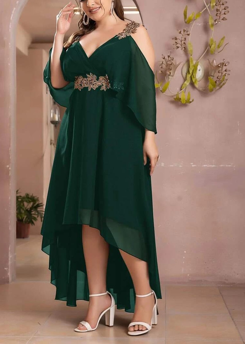 Elegant Evening Chiffon Dress