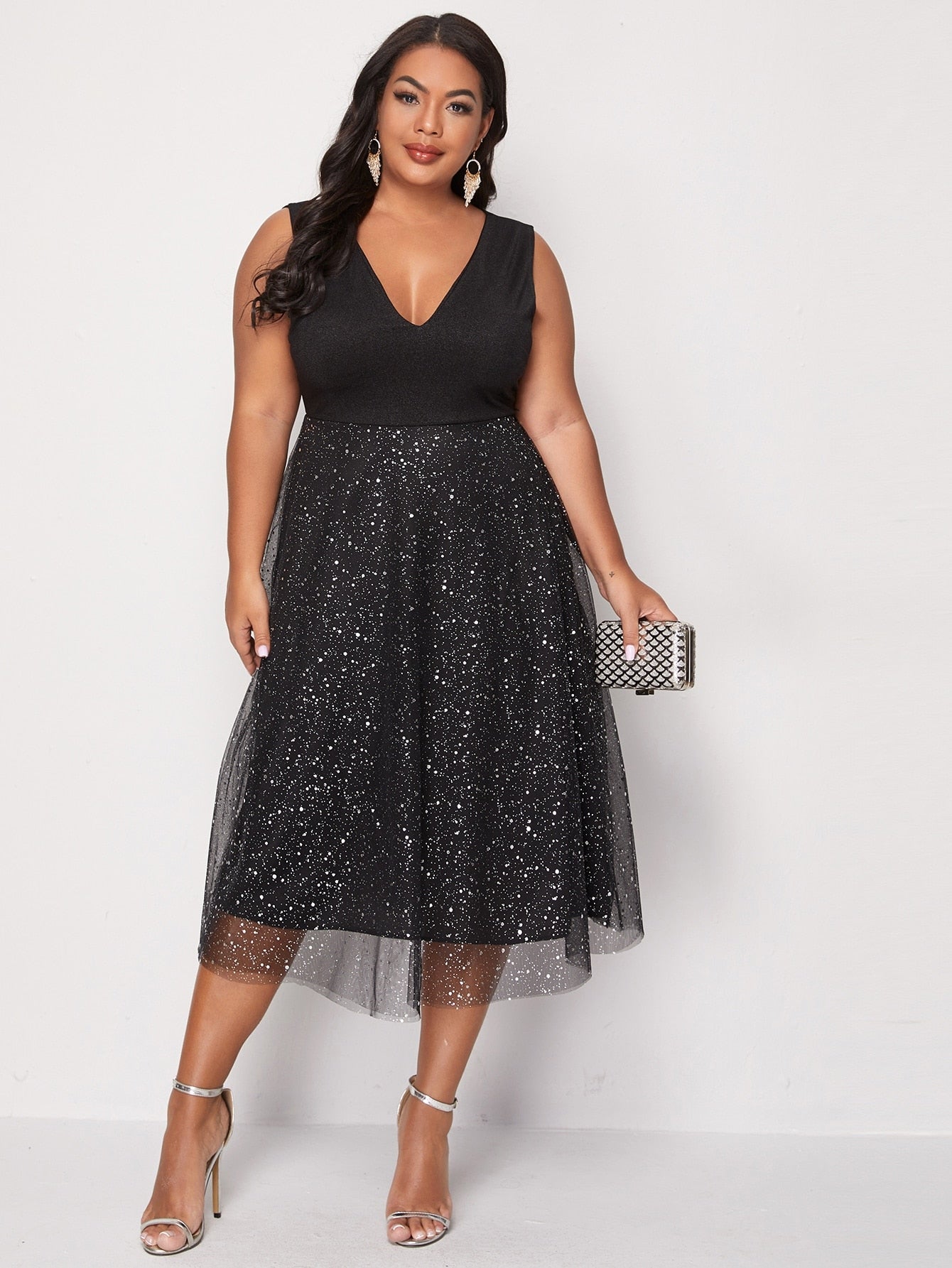 Sequin Evening Cocktail Dress