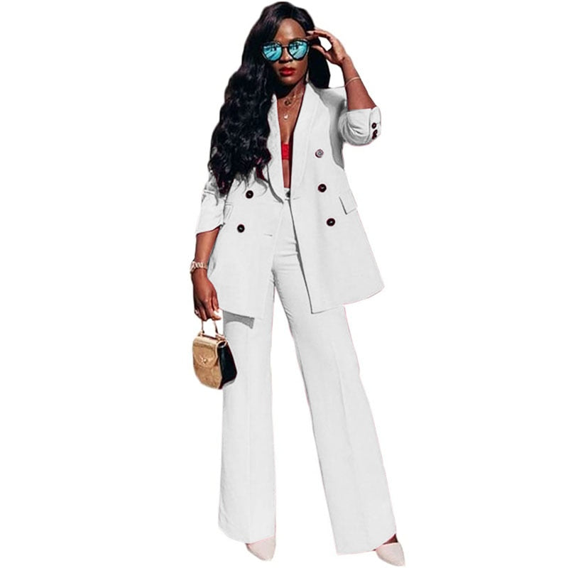 Double Breasted Formal Blazer & Pants Set