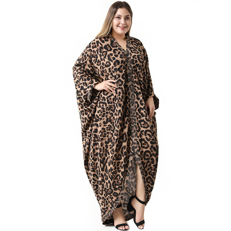 Leopard African Ramadan Maxi Dress