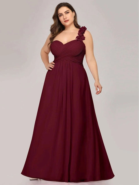 Strapless Sleeveless Floor Length Dress